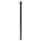 Ornamental bollard | Series 464B | � 60 mm | removable, self-engaging lockwith hot-dip galvanized ground socket part-no. 460.40approx. 400 mm below ground | with triangular locking mechanism acc. with DIN 3223 | with 2 eyelets